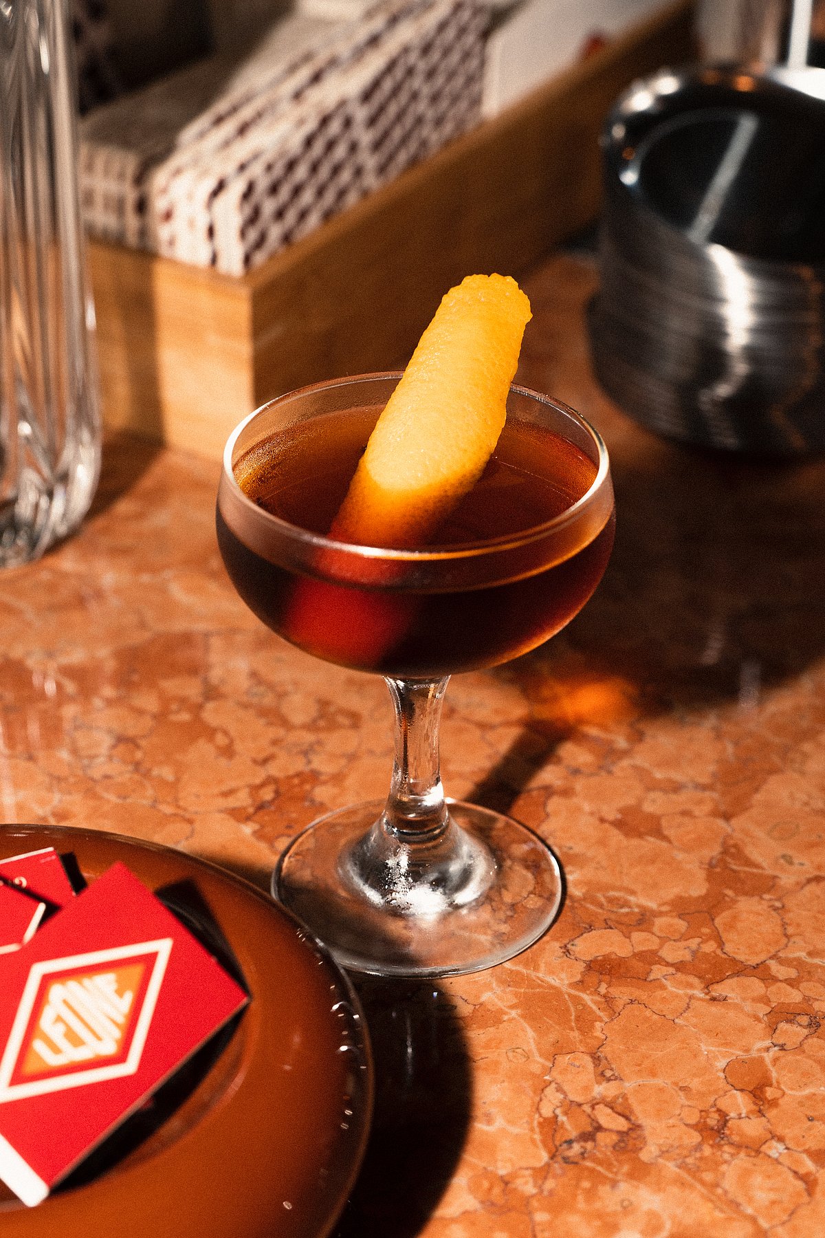 Bar Leone boasts a low-intervention approach with their cocktails, focusing instead of technique and quality, seasonal ingredients